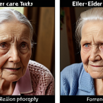 Here are two image prompts based on the provided text, focusing on different aspects of elder care:
