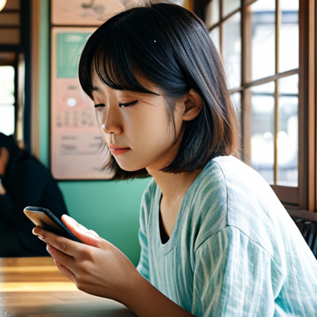 산부인과에서 하는 정기 검진 종류 - "Young Woman Navigating Hormonal Balance"**
A thoughtful young Japanese woman, in her early twen...