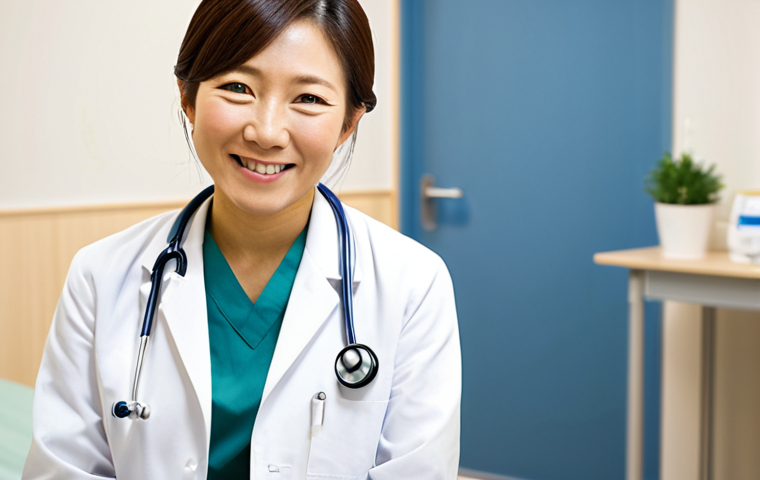 산부인과에서 하는 정기 검진 종류 - "Young Woman Navigating Hormonal Balance"**
    A thoughtful young Japanese woman, in her early twen...